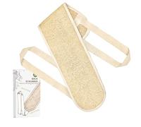 Back Scrubber Made from Real Egyptian Shower Loofah Spong,Exfoliating Back Scrubber for Shower for Men and Women,Natural,Deep Clean,Rough,Exfoliating,Rich Foam,Quick Drying