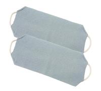 Back Scrubber Towel, Washcloth Body Washer, 2 x Back Body Scrub Towel with Handles, 18 x 8 Inch Quick-Drying Nylon Back Washer with Two Sides for Skin Care from M