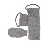 Back Scrubber with Handles - Bath Scrubber Bar, Soft Washcloth Shower Tool | Grip Design for Easy Access, Gentle and Thorough Cleaning, Quick Drying, Suction Cup