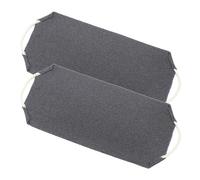 Back Scrubbing Towel - 2 x Back Body Scrub Cloth with Handles | 18 x 8 Inch Quick Drying Nylon Stretchable Pull Strap Wash Cloth to Deep Clean Your Skin for Men and Women