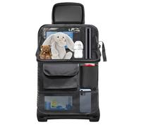 Back Seat Car Organizer | Dangling Car Seat Back Pocket - Oxford Cloth Car Storage Pocket with Foldable Tray, Portable Car Interior Accessories for Food, Toys