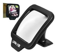 Back Seat Mirror Rear View - Magnetic Silicone Base, Adjustable Passenger Safety Lens, Window Door Pillar Attachment, Shatterproof Exit Observation, Auxiliary Visual Aid | Interior Car Mirror for Rear