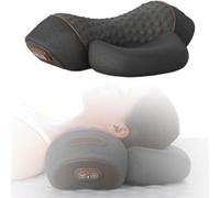 Back Shoulder and Neck Massager, Fisiorest The 3-in-1 Neck Massager Pillow, with Heat and Traction, Pain Relief for Stiffness & Muscle Tension(Grey)