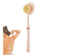 Back Shower Brush - Body Brush for Shower | Leadership Back Extruder, Slide - Heavy Duty | Double-Sided Bathing and Physical Scrubber, Brush with Bristles