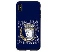 Back Side Japan Art Sculpture Yoshizawa Kanatatsu Buddha Statue Eleven-Sided Kanen (Daiwa Muji) Words of Buddha Buddha Printing Artist Kuntada Yoshizawa Case for iPhone XS Max