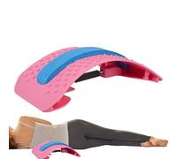 Back Stretch, Adjustable Lumbar Decompressor, Adjustable Lumbar Support for Calf Relief Neck Hip Back Exercises Pilates Yoga Home and Travel