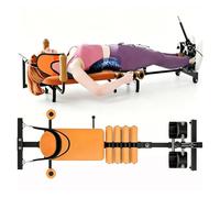 Back Stretch Bench For Home & Office,Spine Neck Traction For Posture Correction,130KG Inversion Table,Adjustable Length From 140 To 185 Cm,hyperextension Machine