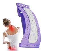 Back Stretcher - 14.17 Inches Lumbar Support Board, ABS EVA Spine Corrector, 510g Adjustable Arc Back Cracker for Muscle Relaxation At Home and Post Workout Recovery
