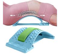 Back Stretcher - 3-Level Lumbar Corrector, Ergonomic Non-Slip Massager for Men Yoga Exercise at Home