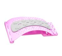 Back Stretcher, 4 Level Adjustable Lumbar Back Cracker Board, Adjustable Level Traction Massager, Lumbar Backs Stretcher Spine Cracker, for Herniated Disc, Scoliosis
