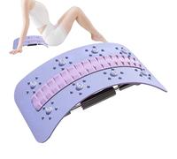 Back Stretcher - ABS Stainless Steel 38.5x21.5x6cm | Lumbar Support | Spine Stretcher | Adjustable Back Device for Correction Fitness Office Home and Daily Use