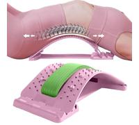 Back Stretcher, Adjustable Back Stretcher Training Device, Back Straightener, Fitness Training Massager for Home, Women, Men, Elderly Scoliosis, Support After Training, Bed Rest
