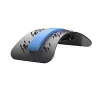 Back Stretcher - Adjustable Upper Lumbar Cracker Board | Cervical Traction Device | Ergonomic Spine Alignment Design | Fitness Athlete Wellness Theme, Living Room Office Bedroom Accent, Chair Bench