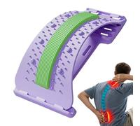 Back Stretcher | Back Stretching Board | 3-Level Adjustable Corrector Non-Slip Ergonomic Lumbar Massager for Men Workout Yoga Home Exercise