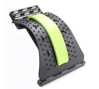 Back Stretcher, Back Support Board, Yoga Accessories, 3-Level Adjustable Back Stretcher for Muscle Recovery, Fitness, Men Women Workout, Home Sleep (Green)