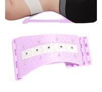 Back Stretcher Device, 4-Way Adjustable, Curved and Ergonomic, Lumbar Support Board for Home, Car, Office Chair, Yoga Mat, Sofa
