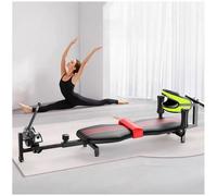 Back Stretcher Inversion Table for Home Use With Cervical Traction & Ankle Support Foldable Storage Decompression Stretch Bench with Adjustable Stretching Bar for Lumbar and Spine Traction