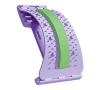 Back Stretcher - Lumbar Stretcher, Ergonomic Massage Traction Board Non-Slip 3-Way Adjustable for Muscle Relaxation Men Women Athletes