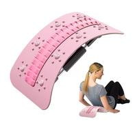 Back Stretcher - Lumbar Support Cracker Board, 14.57 x 8.46 Inch Spine Decompressor, Corrector for Home Use, Adjustable Back Relief Device to Stretch, Relax, and Improve Spinal Alignment