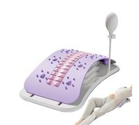 Back Stretcher - Multi-Level Back Support Stretcher Spinal Board Device - Fitness Spine Deck Cracking Massager Stretching Equipment for Apartment Dorm Travel Offices Living Room Bedroom
