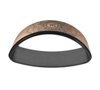 Back Stretcher Wheel - Elastic Band Yoga Ring, Stationary Prop Assist Stretching | Back Cracking Wheel Arch Shape, Yoga Wheel Natural Cork Fitness Wheel, Dharma Wheel Roller for Pilates Yoga Poses