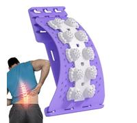 Back Stretching Board - Adjustable 4-Level Lumbar Spine, Cracker Massager with Knots, Traction Device to Support the Cervical Spine, Orthopaedic Spine Alignment, Correction of