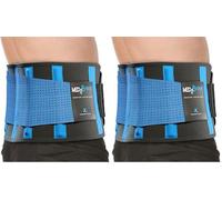 Back Support Belt Back Brace for Lower Lumbar Pain Relief for Men and Women - Medical Grade Orthopaedic Waist Compression for Sciatica Nerve, Scoliosis, Disc or Lifting at Work (Pack of 2)