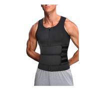Back Support Body Shaping Waist Trainer Gym Fitness Double Belt Sauna Vest Breathable Sweat Support Belt