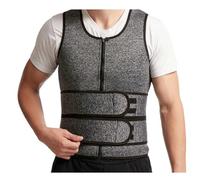 Back Support Body Shaping Waist Trainer Gym Fitness Double Belt Sauna Vest Breathable Sweat Support Belt