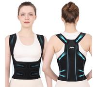 Back Support Posture Brace Corrector: Adjustable Elastic Posture Corrector Men Women - Breathable Support Belt for Shoulder Neck Lumbar - Upper Lower Back Straightener For Scoliosis Hunchback (L)