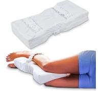 Back Support Systems Knee-T Memory Foam Leg Pillow Patented - Best Side Sleeper Pillow for Back Pain Relief, Hip and Sciatica Pain, Side Sleepers - Designed by Doctors