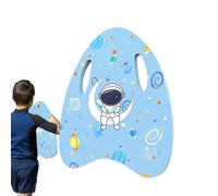 Back Swimming Float - Eva Foam Construction, Blue Astronaut Pattern, Lightweight Carry Design, Quick Drying Swim Trainer | Buoyancy Aid For Child Adult Pool Lesson Water Park Beach