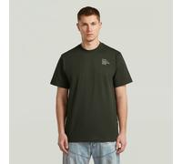 Back Tape Graphic Tee - Grey - Men XXL