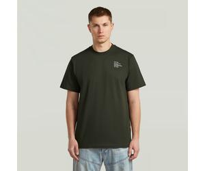 Back Tape Graphic Tee - Grey - Men XXL
