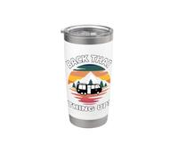 Back that Thing Up Funny Camper RV Meme Camping Van Trailer Stainless Steel Insulated Tumbler