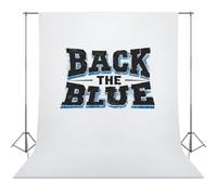 Back The Blue Police Abstract Photography Backdrop Washable Photo Studio Backdrops Background for Party Video Shooting
