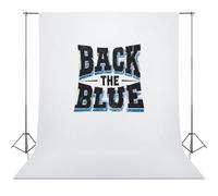 Back The Blue Police Abstract Photography Backdrop Washable Photo Studio Backdrops Background for Party Video Shooting