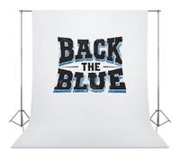 Back The Blue Police Abstract Photography Backdrop Washable Photo Studio Backdrops Background for Party Video Shooting