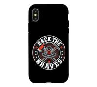 Back The Braves Firefighter Hero Case for iPhone X/XS