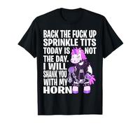 Back The Fuck Up Sprinkle Tits Funny Rude T-Shirt T-Shirt