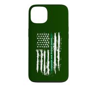 Back the Green Thin Green Line American Flag Border Patrol Case for iPhone 13