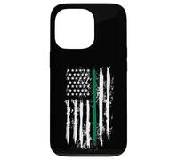 Back the Green Thin Green Line American Flag Border Patrol Case for iPhone 13 Pro