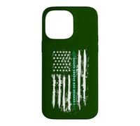 Back the Green Thin Green Line American Flag Border Patrol Case for iPhone 14 Pro Max