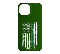 Back the Green Thin Green Line American Flag Border Patrol Case for iPhone 15