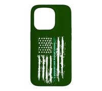 Back the Green Thin Green Line American Flag Border Patrol Case for iPhone 15 Pro