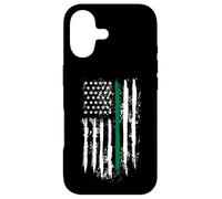 Back the Green Thin Green Line American Flag Border Patrol Case for iPhone 17