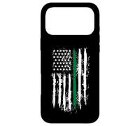 Back the Green Thin Green Line American Flag Border Patrol Case for iPhone 17 Pro Max