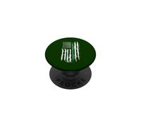 Back the Green Thin Green Line American Flag Border Patrol PopSockets Adhesive PopGrip