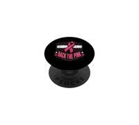 Back The Pink Breast Cancer Awareness Ribbon Support PopSockets Adhesive PopGrip
