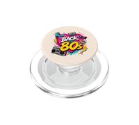 Back to 80s Retro Boom Box Roller Skate Rubik's Sunglasses PopSockets PopGrip for MagSafe